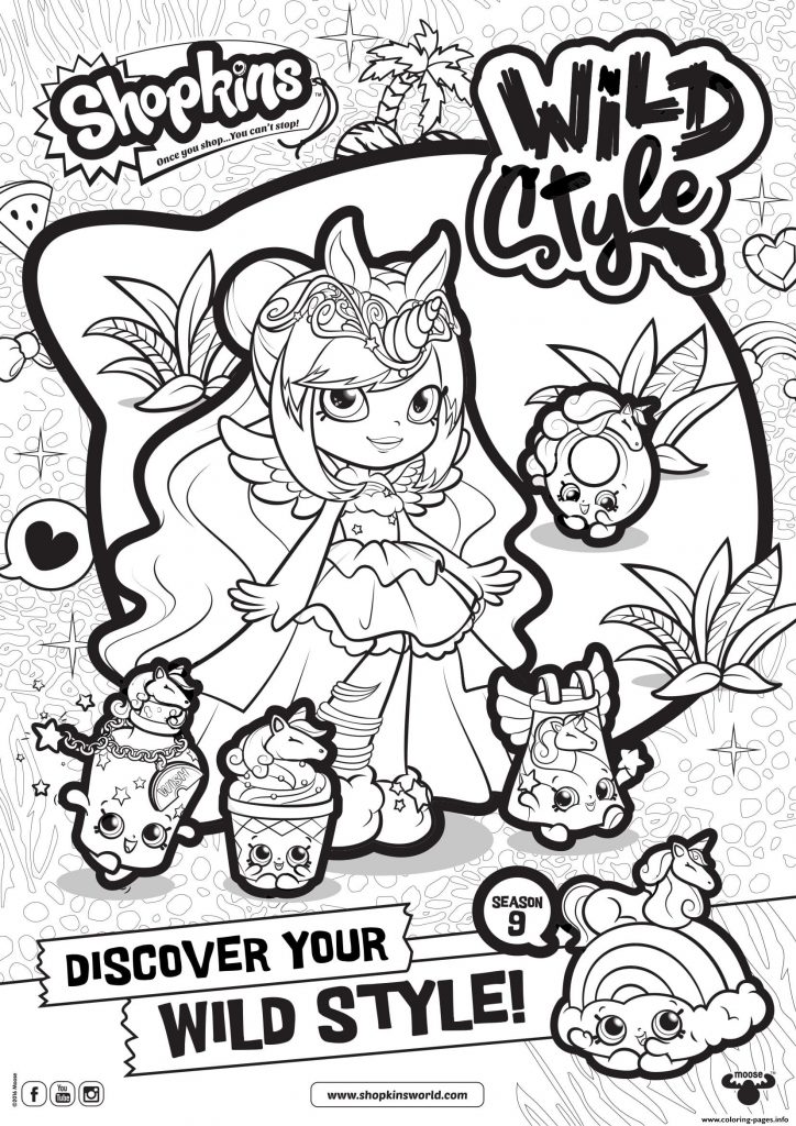 724x1024 Shopkins Coloring Pages Season