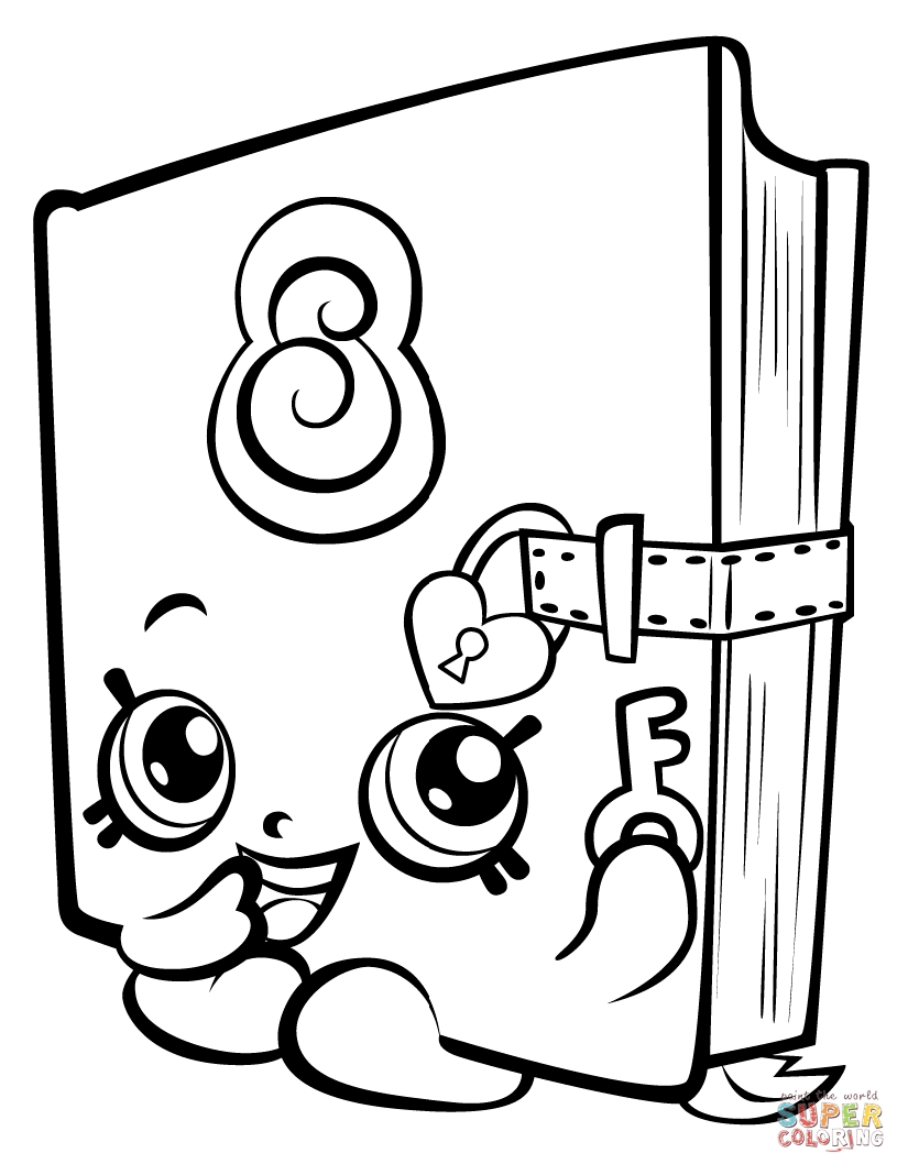 825x1068 Coloring Pages For Girls Shopkins Season Download