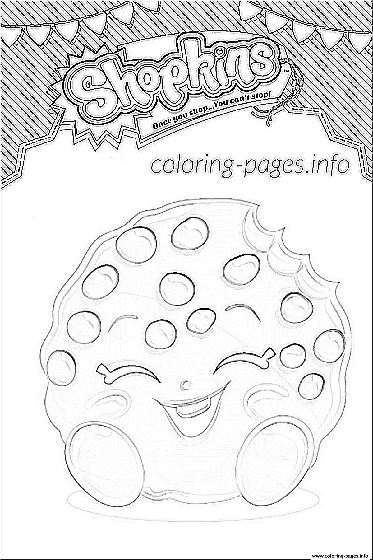 1200x1800 Shopkins Halloween Coloring Pages Print Shopkins Kooky Cookie