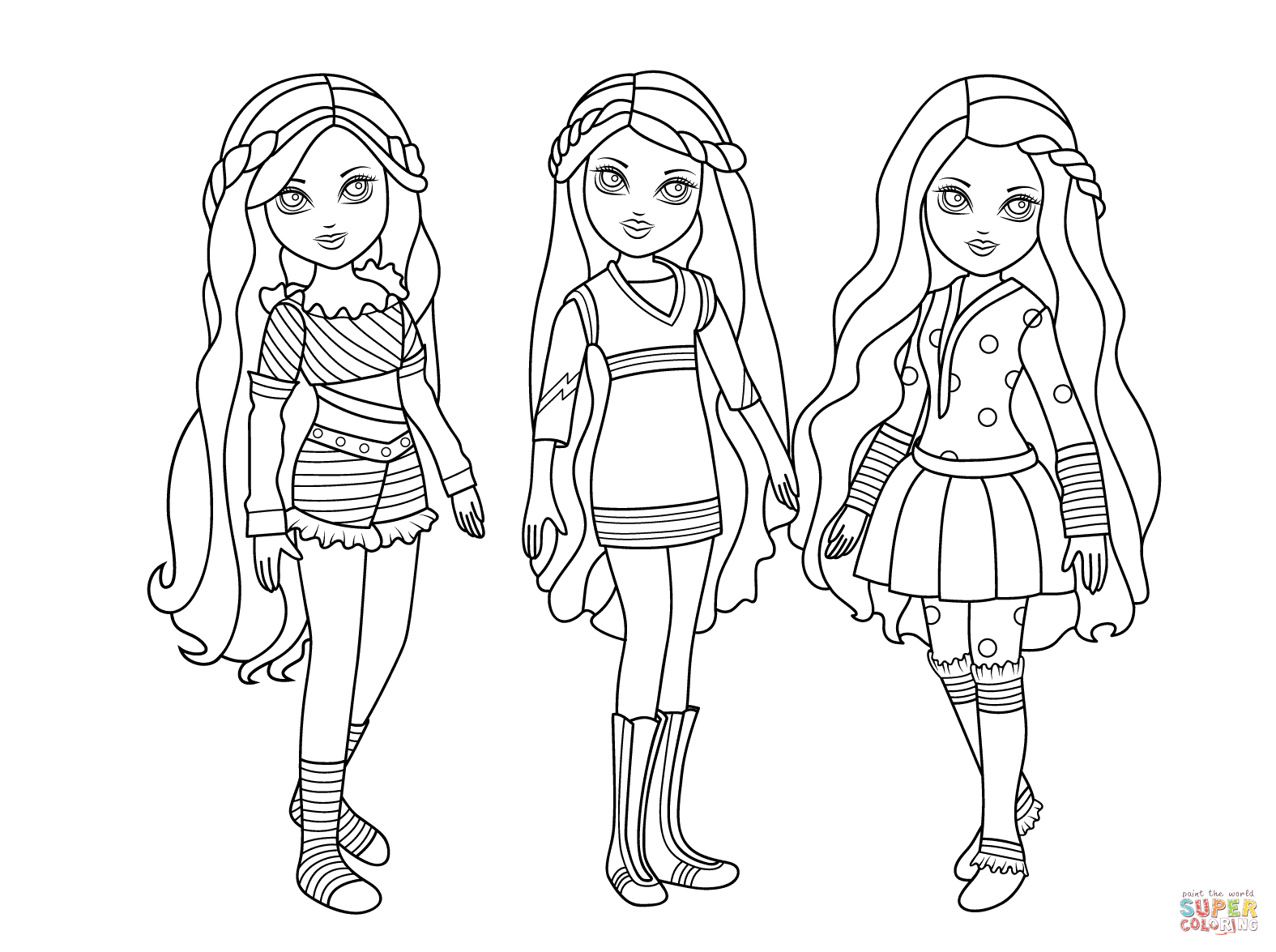 1575x1175 Doll Coloring Page Free Printable Pages Best