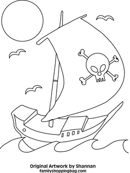 262x350 Pirate Coloring Page, Pirate, Coloring Pages