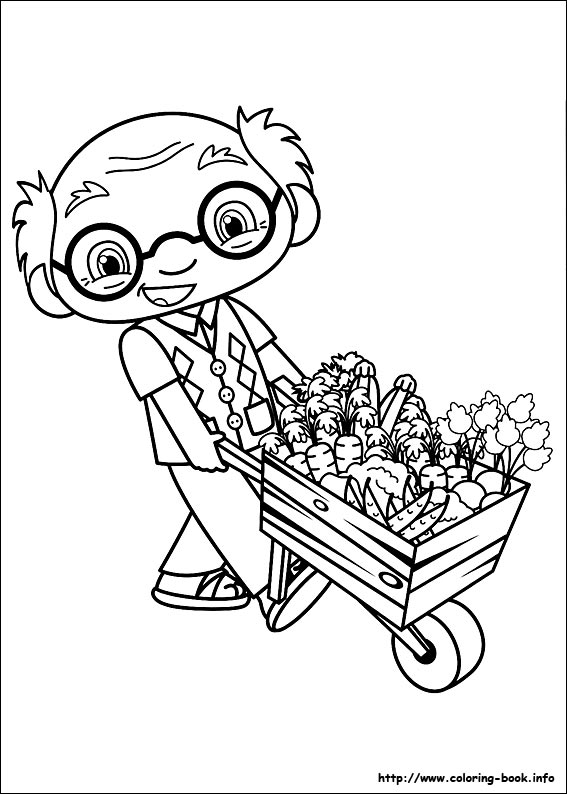 567x794 Hao Kai Lan Coloring Picture