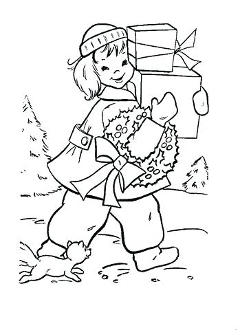 349x480 Shopping Coloring Pages