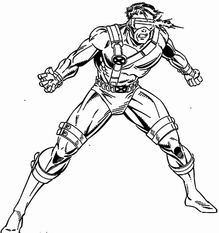 900x959 Coloring Pages X Men Xmen Tryonshorts Pictures Simple Olegratiy