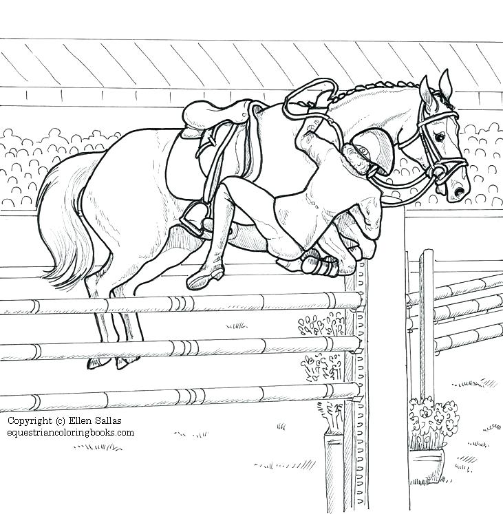 731x747 Horse Riding Coloring Pages Horses Color Pictures Print Coloring
