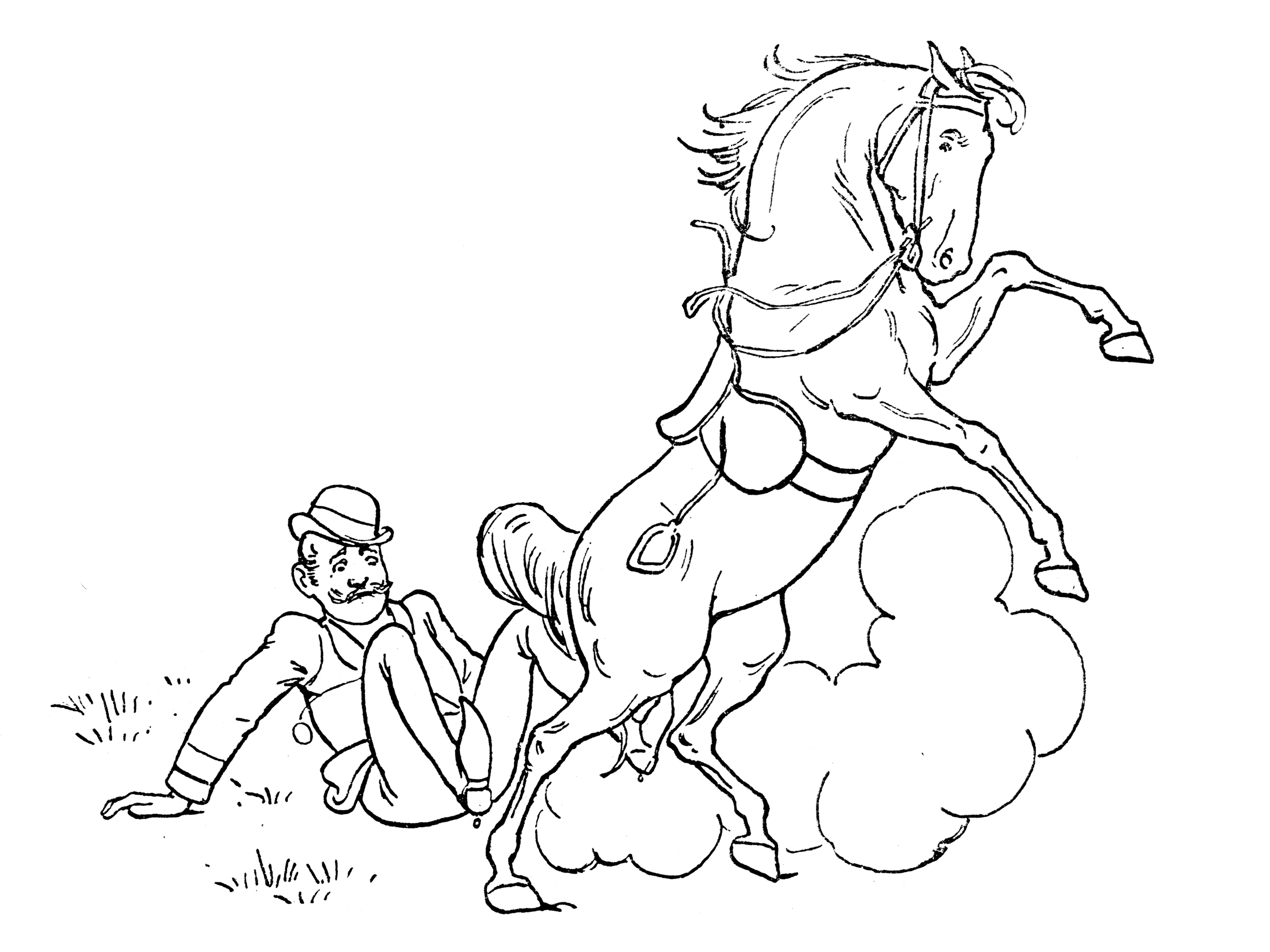 2667x2000 Horse Show Coloring Pages Free Printable Horse Coloring Pages