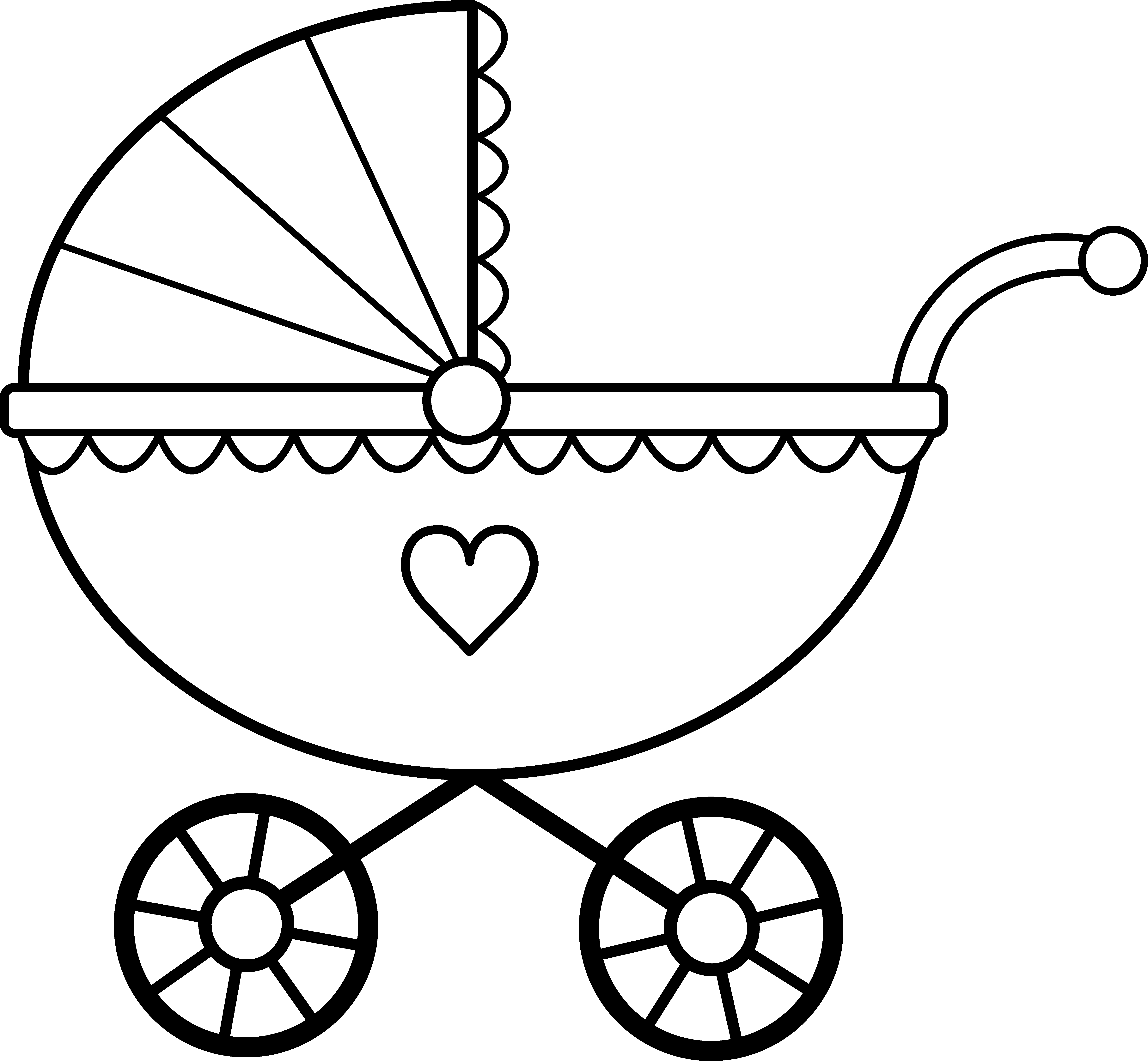 5928x5481 Baby Shower Coloring Pages