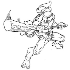 230x230 Ninja Turtle Shredder Coloring Pages