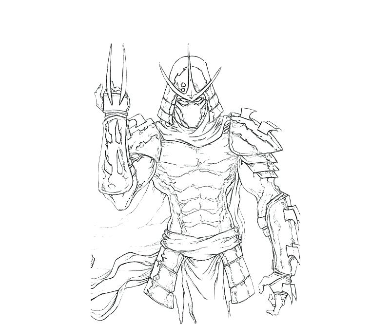 800x667 Tmnt Coloring Page Shredder Coloring Pages Page Image Images Org