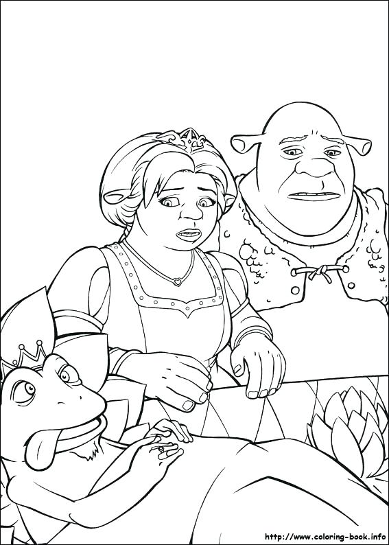 567x794 Shrek Coloring Pages Coloring Pages The Third Coloring Picture