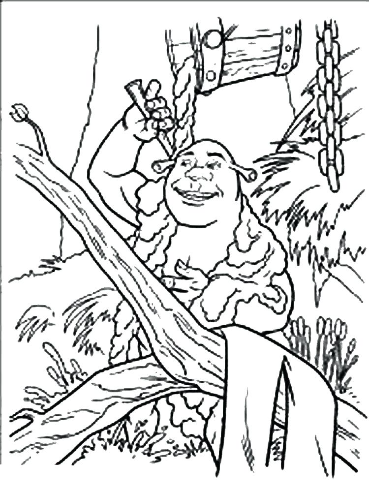 750x1000 Shrek Coloring Games Click The And Puss In Boots Coloring Pages