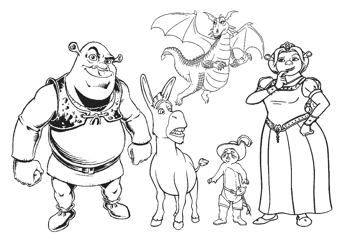 1169x827 Best Of Shrek Coloring Pages Gallery Printable Coloring Sheet