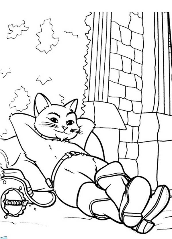 600x834 Puss Shrek Coloring Pages Donkey And On Page Coloringplus