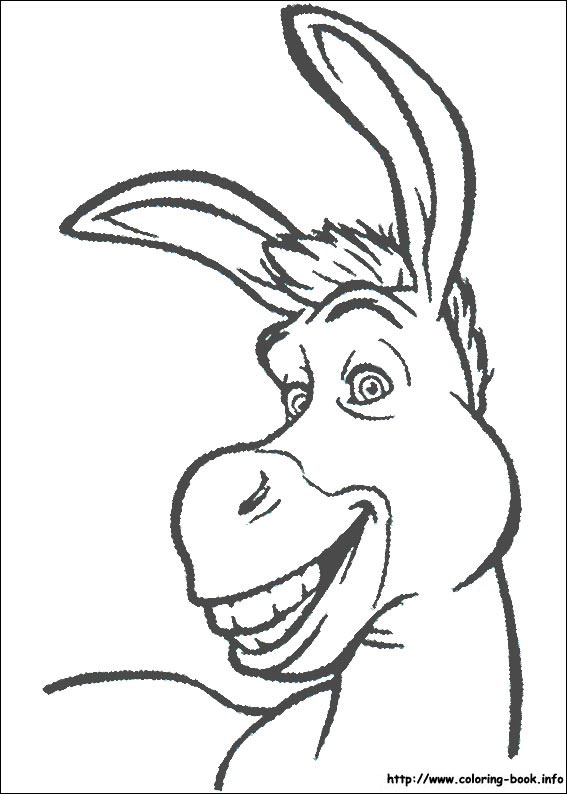 567x794 Shrek Coloring Picture