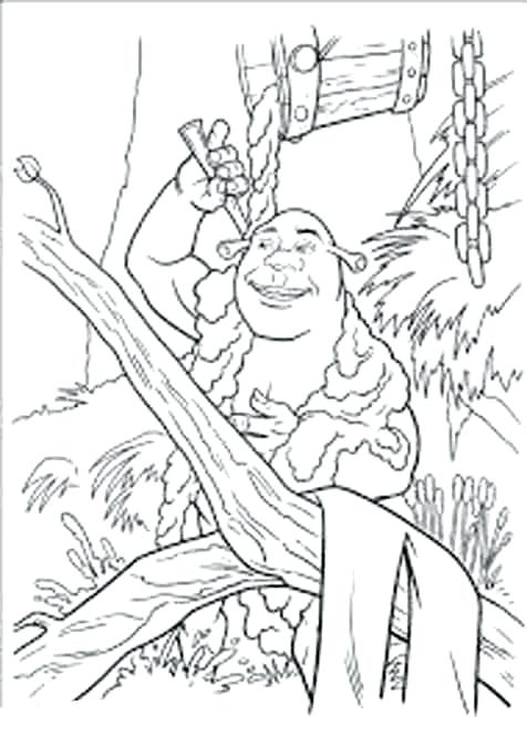 Shrek Christmas Coloring Pages at GetDrawings | Free download