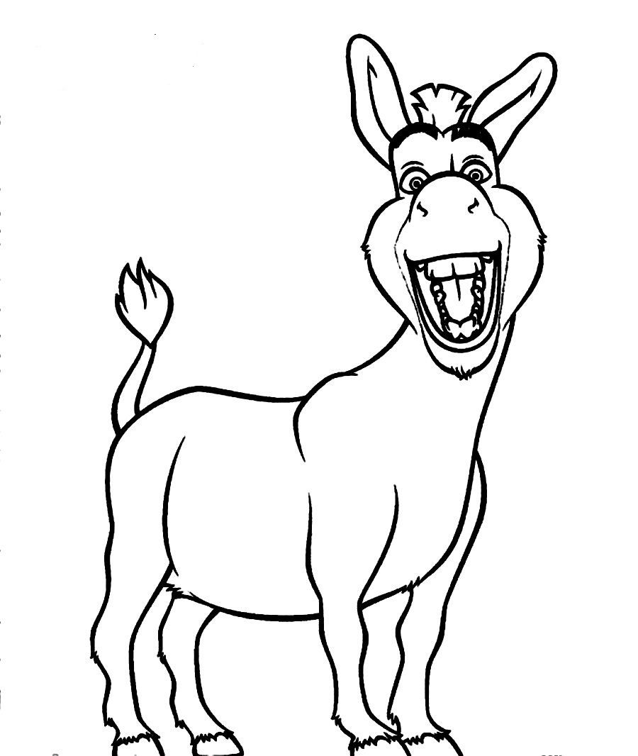 900x1066 Free Coloring Pages Of Donkey From Shrek Vbs, Church