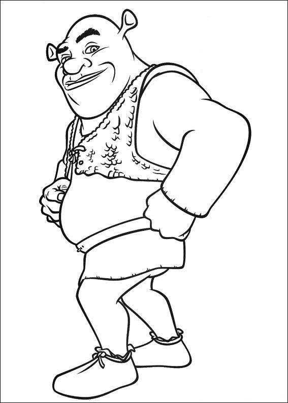 567x794 Kids N Coloring Pages Of Shrek Forever After