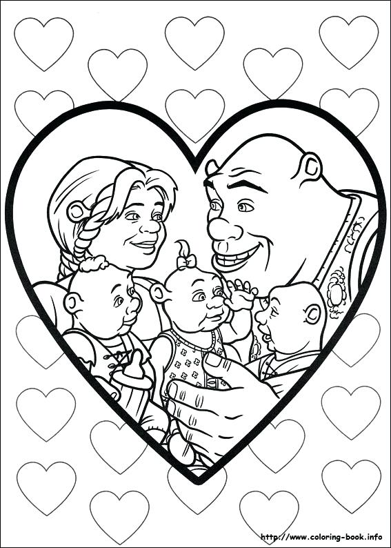 567x794 Shrek Coloring Pages Shrek Coloring Page Forever After Coloring