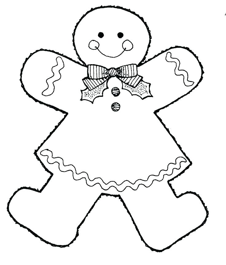736x863 Gingerbread Man Colouring Pages Gingerbread Man Coloring Page