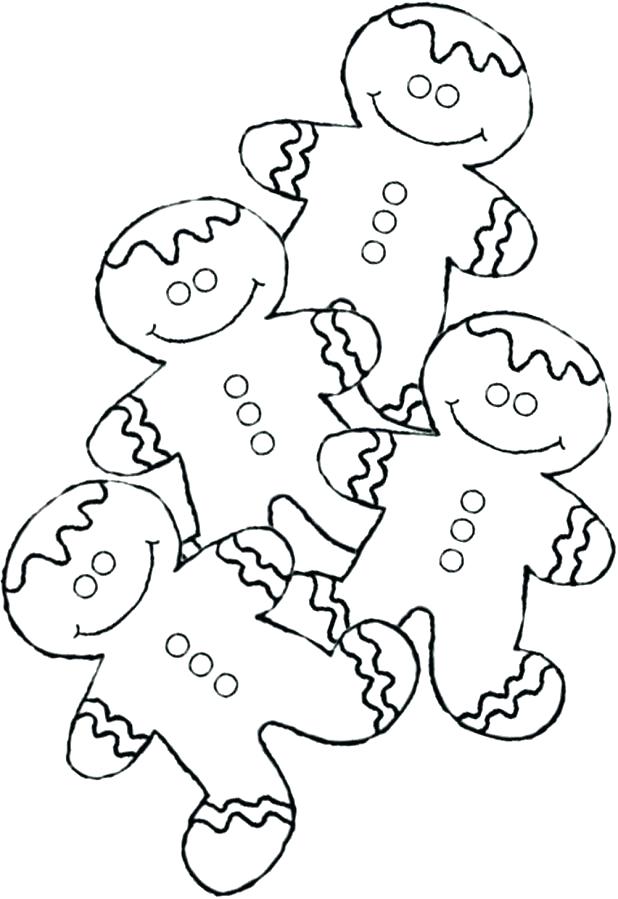 618x899 Gingerbread Man Colouring Pages Gingerbread Man Coloring Pages