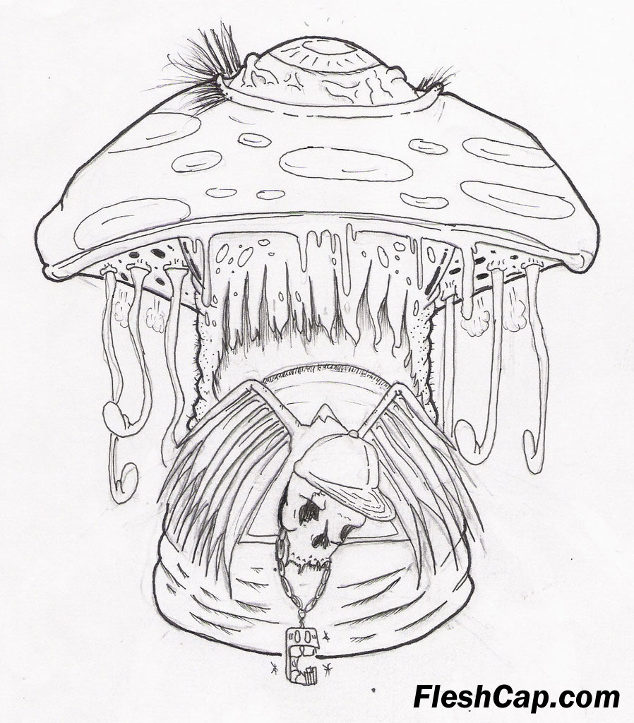 898x1024 Mushroom Coloring Page