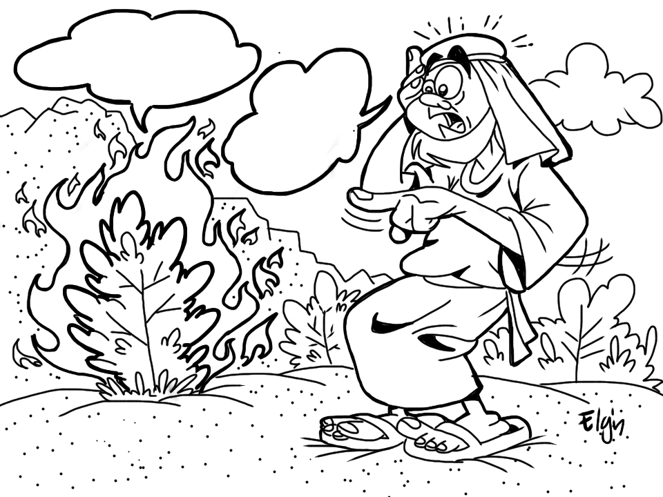 960x720 Bush Coloring Page