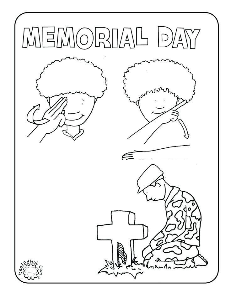 736x952 Coloring Pages Coloring Home New Memorial Day Coloring Page