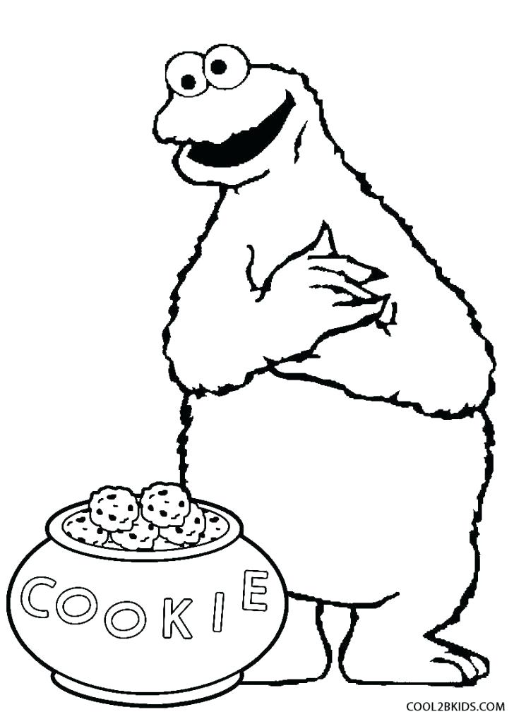 728x1019 Silly Monster Coloring Pages Cookie Monster Coloring Pages