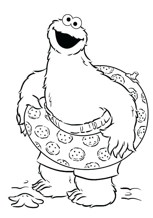 535x759 Cookie Monster Coloring Pages Silly Monster Coloring Pages Cookie