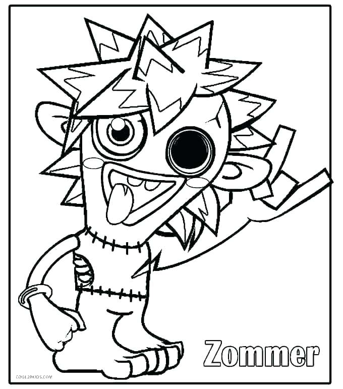 680x771 Cute Monster Coloring Pages Monster Coloring Page Cute Little