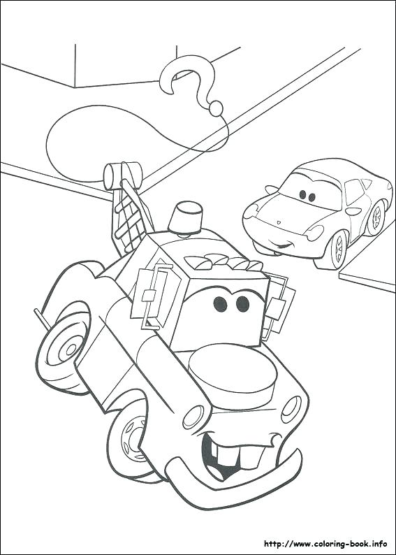 567x794 Imagination Movers Coloring Pages Mater And Sally Coloring Page
