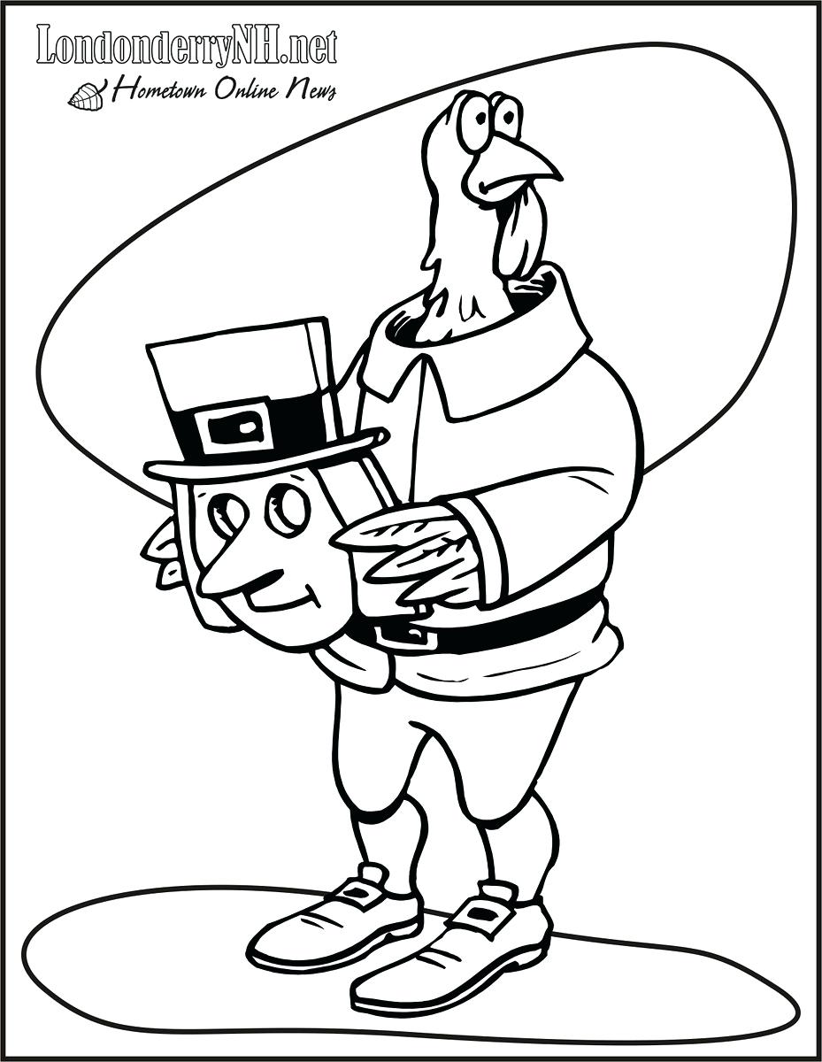 929x1200 Silly Turkey Drawing