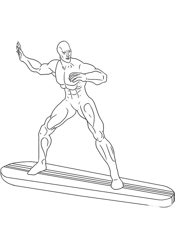 595x842 The Silver Surfer Coloring Pages