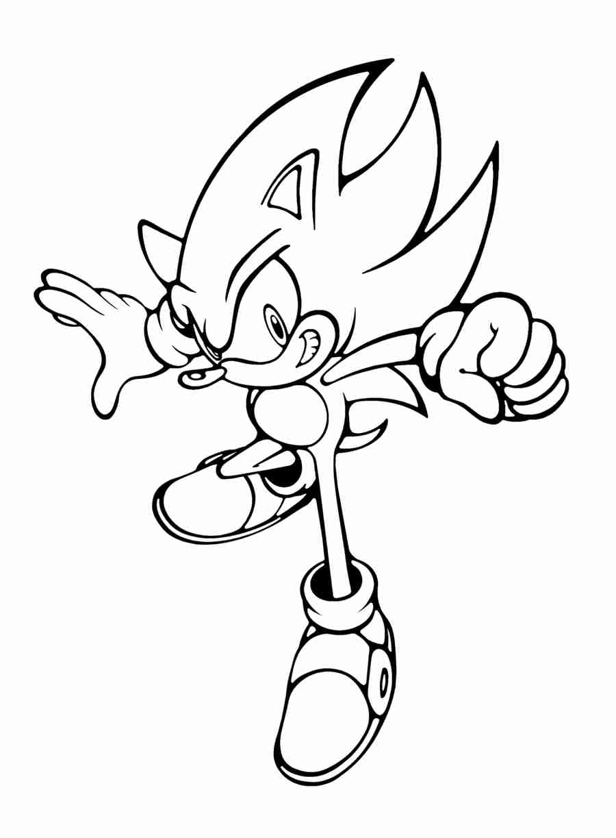 900x1223 Pretty Inspiration Sonic The Hedgehog Coloring Pages General