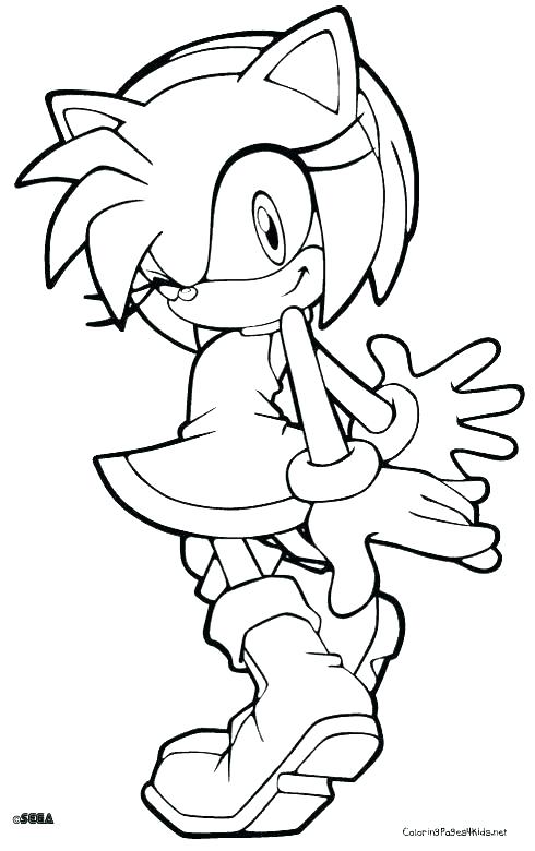 490x780 Sonic The Hedgehog Coloring Pages