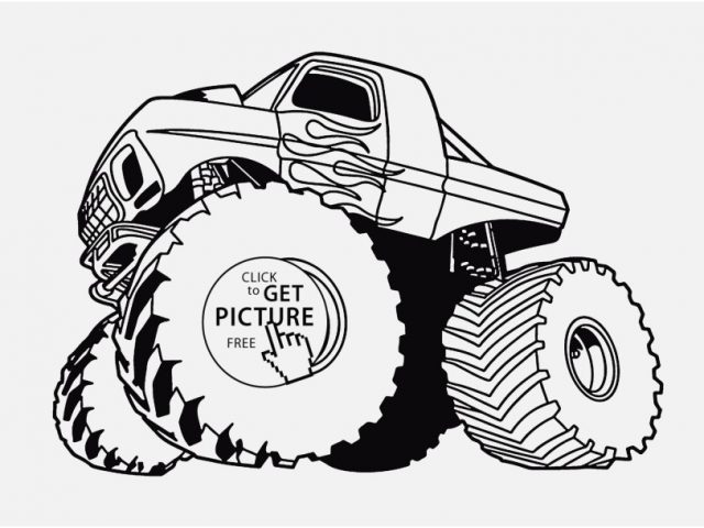 640x480 Coloring Pages Of Jacked Up Trucks Images Wunderbar Chevy