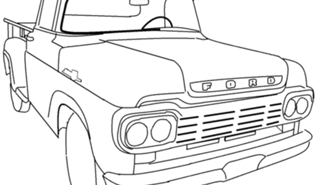 1024x600 Ford Trucks Coloring Pages Download And Print For Free