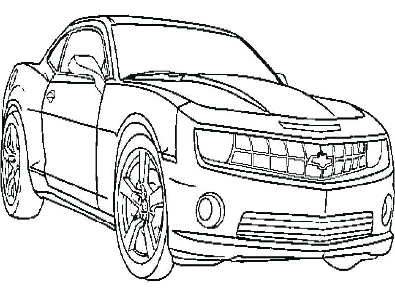 800x600 Camaro Coloring Page Coloring Pages For Boys Chevy Camaro