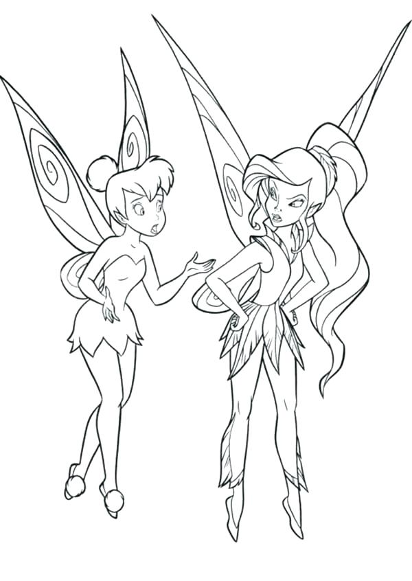 600x846 Silvermist Coloring Pages Cartoon Fairy Tinker Bell Coloring Pages
