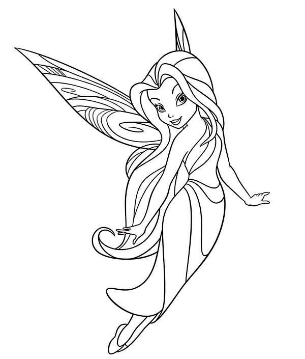 600x705 Silvermist Coloring Pages To Print
