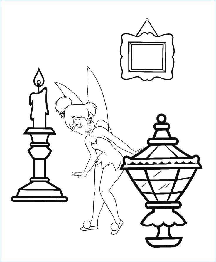 736x892 Silvermist Tinkerbell Coloring Page