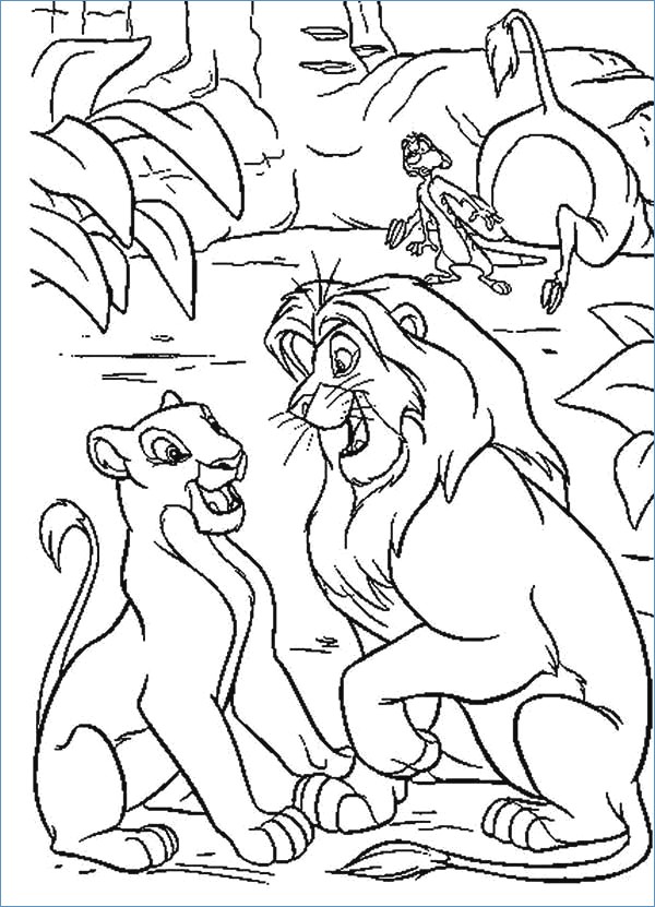 600x831 Nala The Lion King Coloring Page