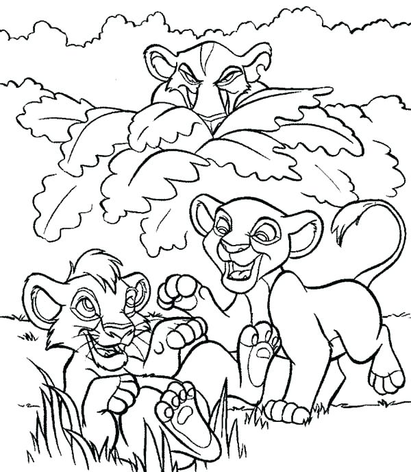 600x688 Simba And Nala Coloring Pages Coloring Pages And Looking Up