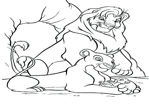476x333 Lion King Coloring Pages Printable Lion King Coloring Pages Simba