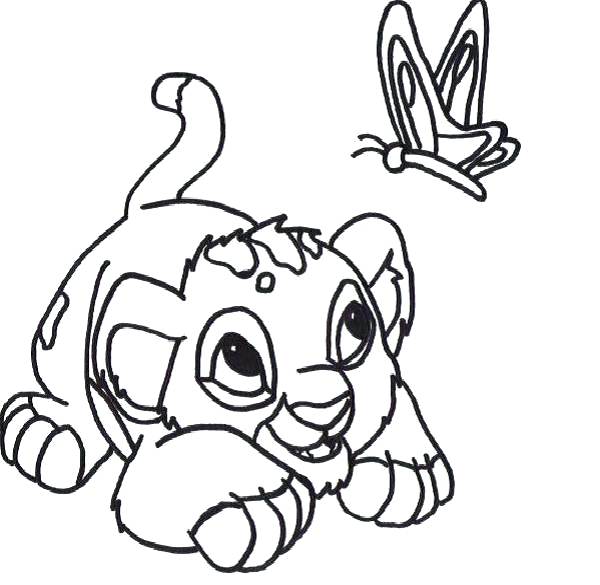 600x585 Lion King Simba Coloring Pages Lion King Simba Nala Coloring Pages