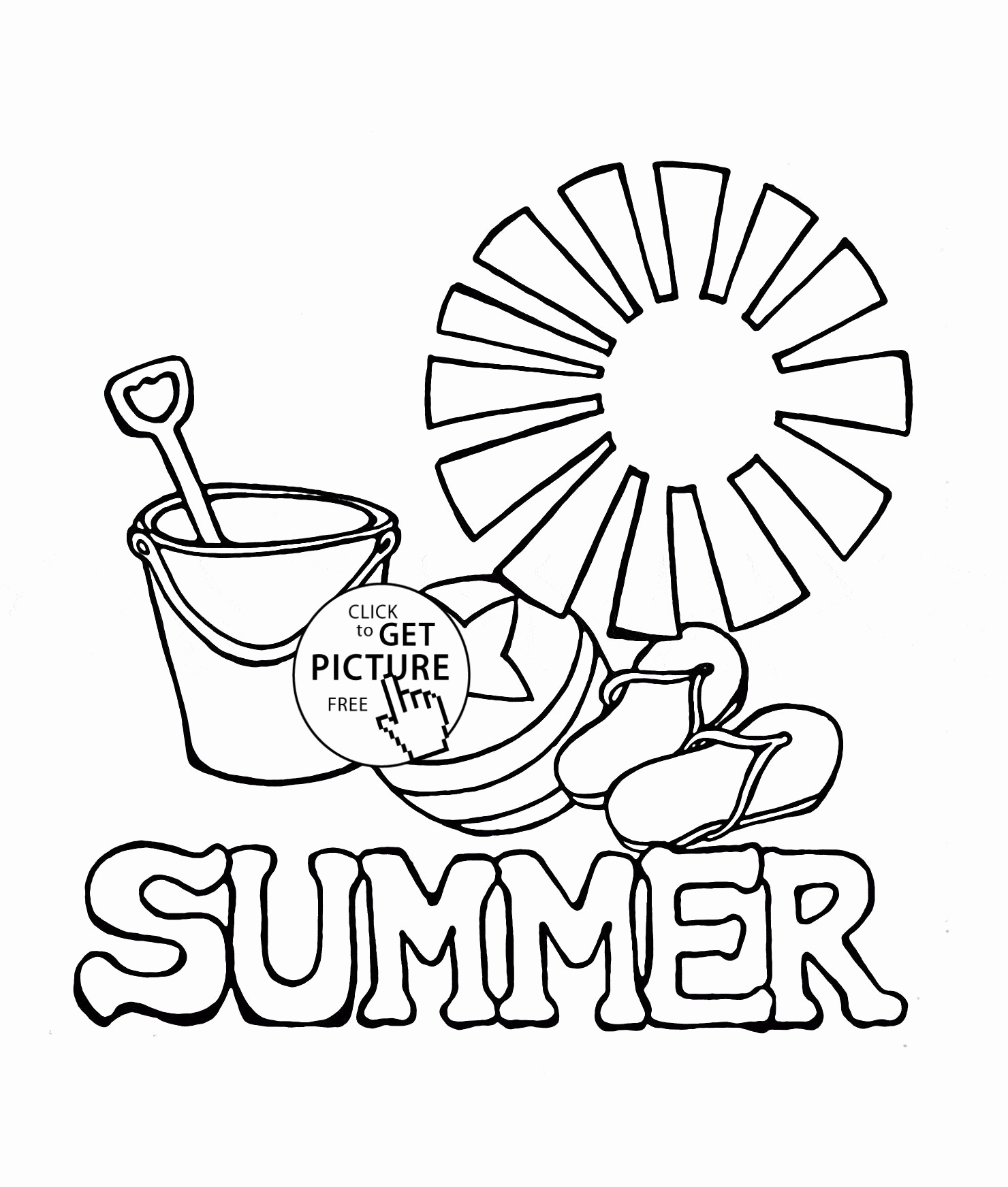 1480x1744 Beach Coloring Pages Elegant Fun Summer Beach Coloring Page