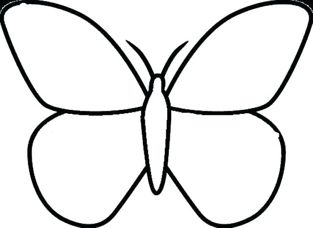 640x467 Coloring Pages Butterfly