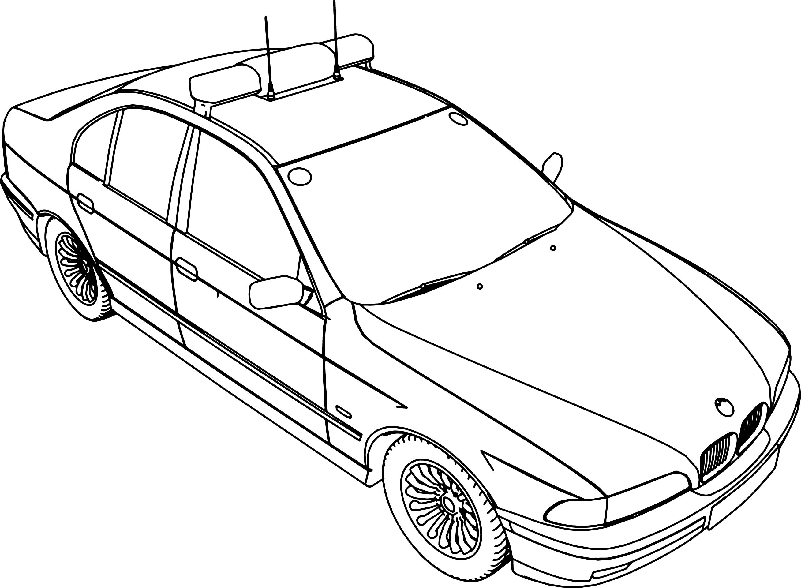 2617x1921 Police Car Coloring Pages To Print Home Cop Simple