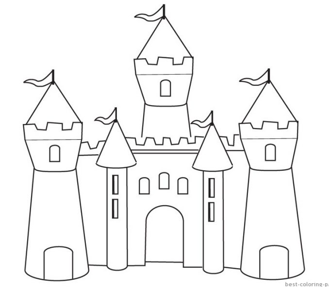 678x600 Printable Pictures Of Castles Castles Pictures To Colour Simple