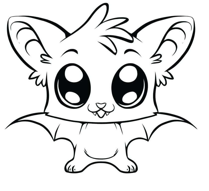 840x768 Simple Halloween Coloring Pages On Library How To Draw Cat And Art